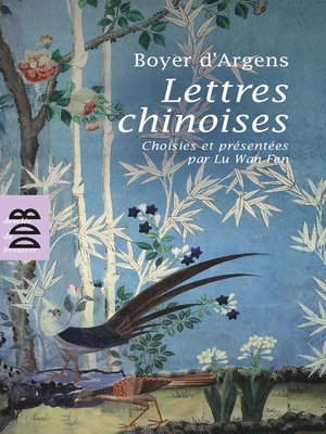 cover image of Lettres chinoises